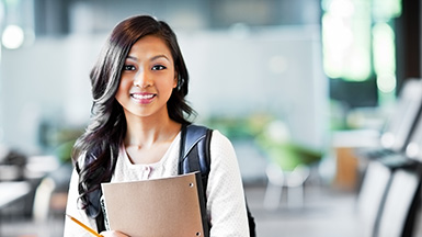 Asian college student